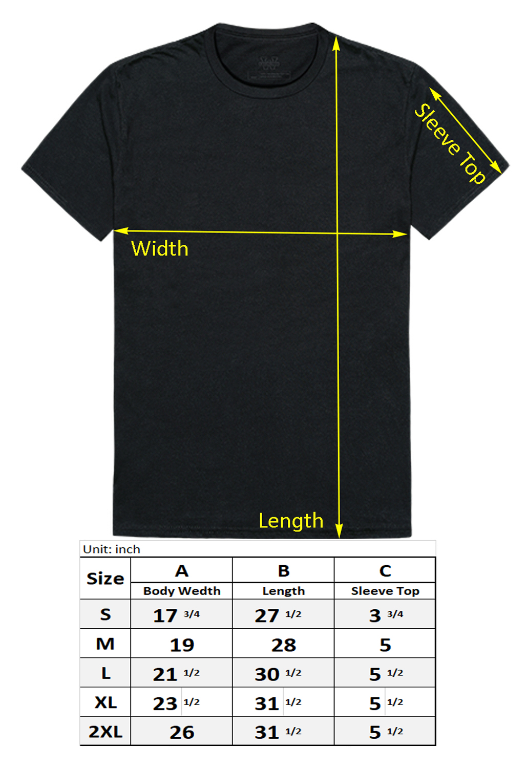 Men's Size Chart